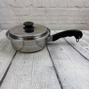 Saladmaster T304S 2 Quart 8" Saucepan Pot Pan Stainless Cookware with Vapo Lid